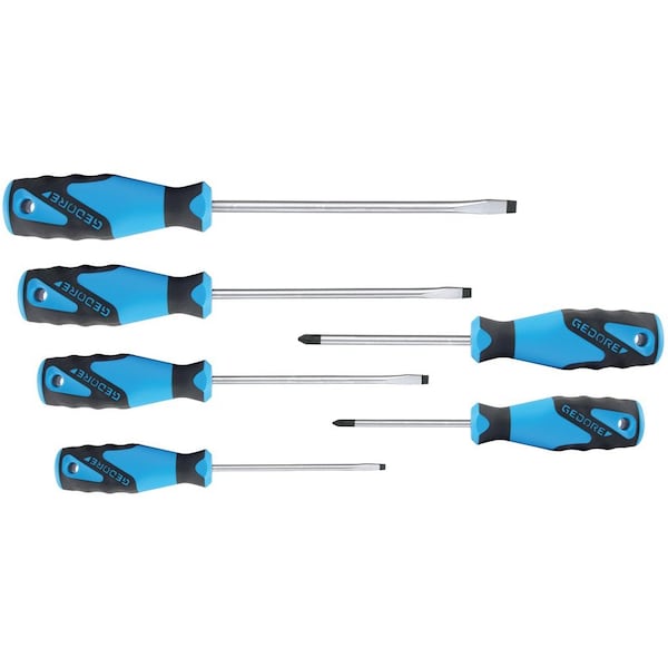 Screwdriver Set, 3C, 6 pcs., Is 4-8 Pz 1-2